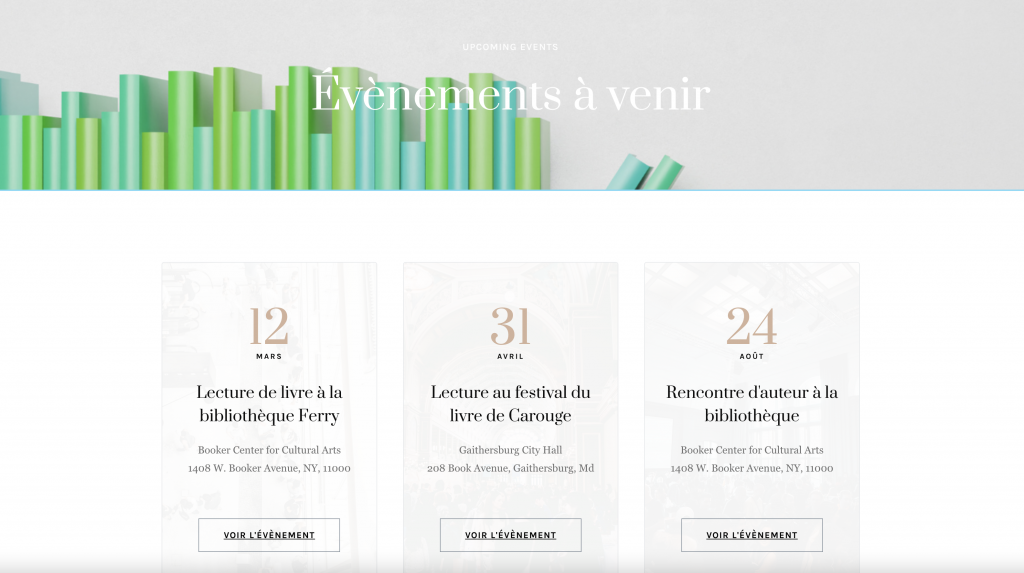 promotion d'un livre